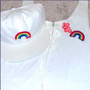 Pride Rainbow Vans Hat rare 💜